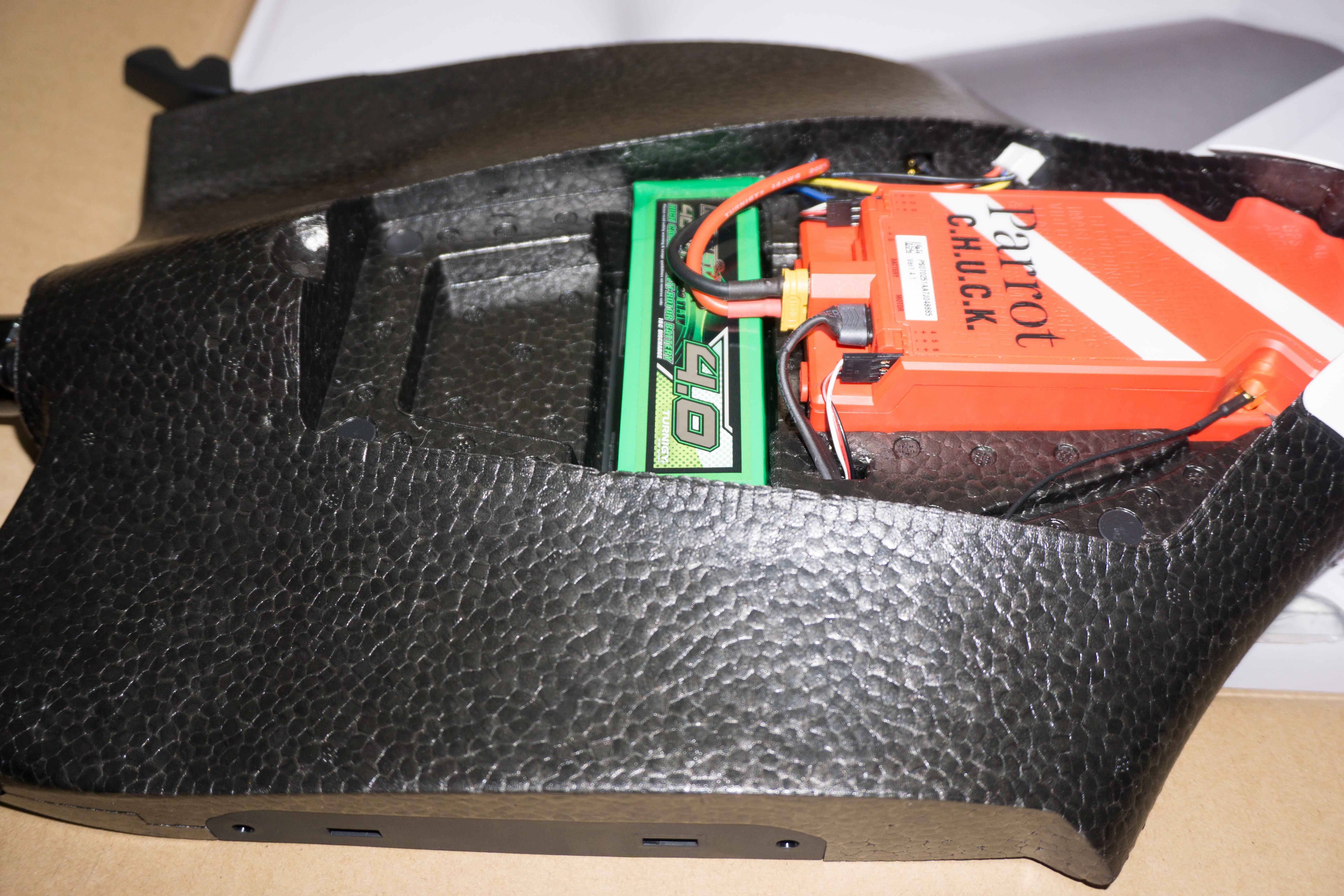 Parrot Disco battery mod Modifications Grey Arrows Drone Club UK